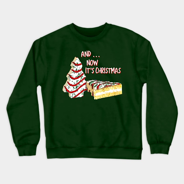 Now it's Christmas Crewneck Sweatshirt by The Santa Dad